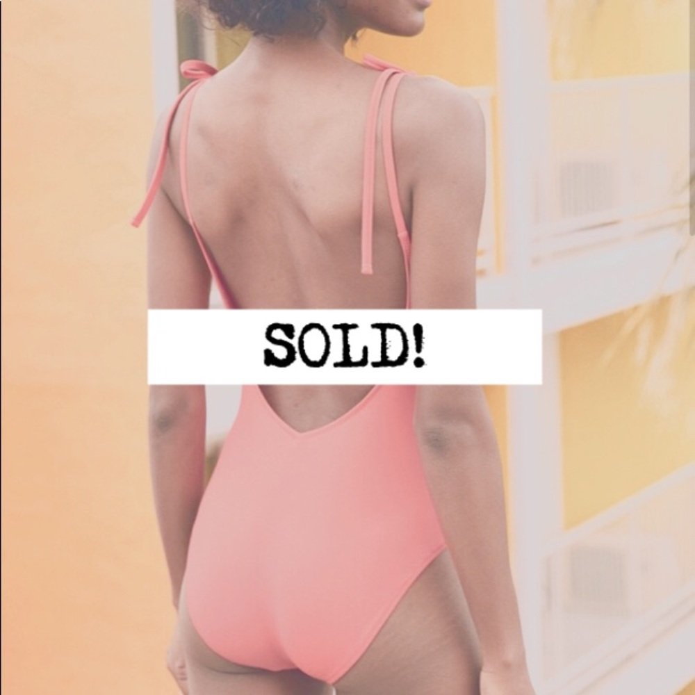 Aerie one piece swim suit in rust